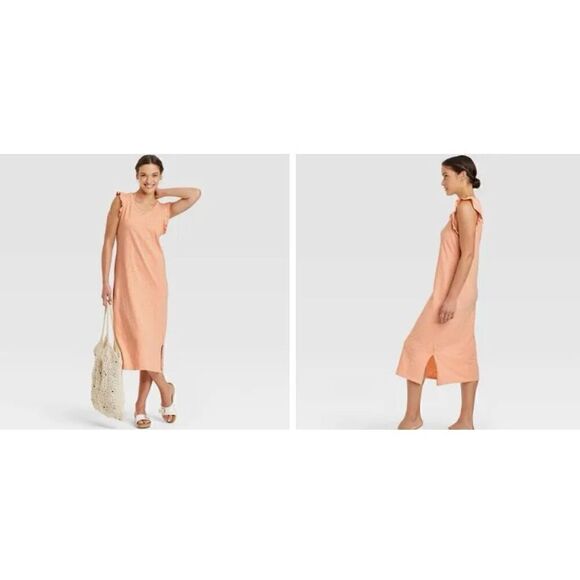 ❤️Universal Thread Ruffle Tank Dress XXL - Picture 2 of 6